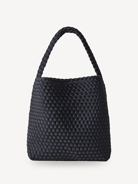 NAGHEDI Black Large Nomad Hobo Bag (H56642) | £390