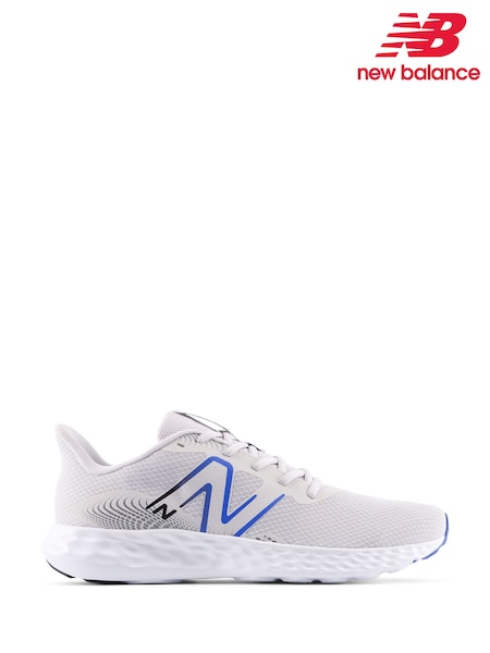 New Balance White/Blue Mens 411 Trainers (H56974) | £45