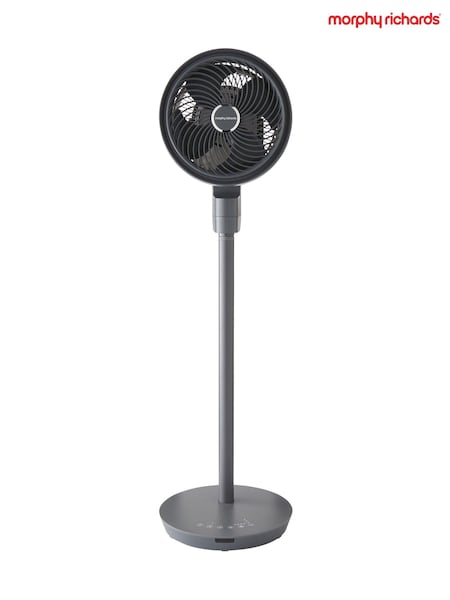 Morphy Richards Grey Pedastal Stand Fan (H58214) | £150
