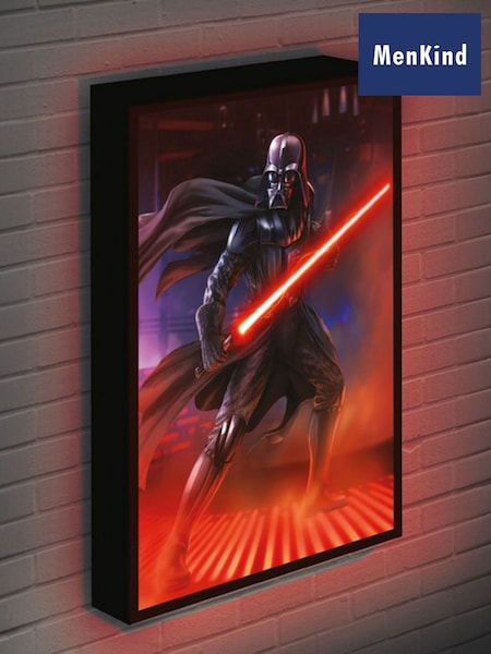 MenKind Black Star Wars Classics Vader Light Up Canvas (H58248) | £25