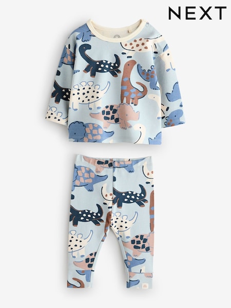 Blue Dinosaur pint Top and Legging Set (H58304) | £8
