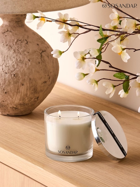 Sosandar Lime Orange 2 Wick Fragranced Candle (H58325) | £20