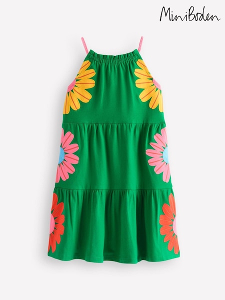 Boden Green Enola Hotchpotch Jersey Dress (H58367) | £29 - £35