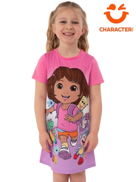 Character Pink Dora The Explorer Nightdress (H58374) | £15