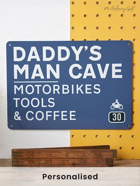 Personalised Grandads Shed Metal Sign by No Ordinary Gift (H58396) | £16