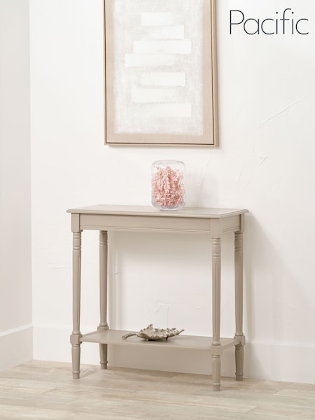 Pacific Cream Heritage Pine Wood Console Table (H58477) | £106