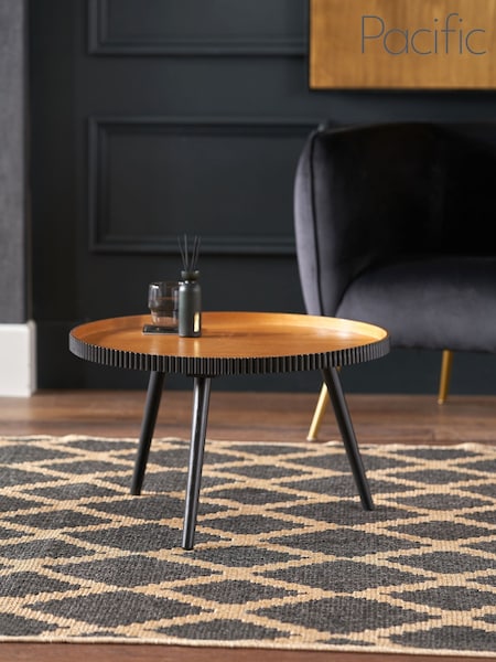 Pacific Natural Hammond Pine Wood Coffee Table (H58496) | £53