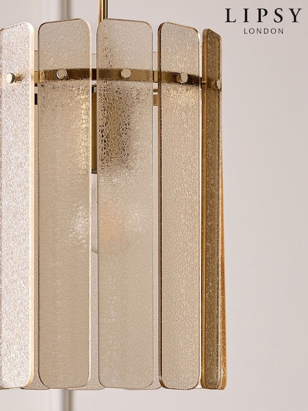 Lipsy Champagne Gold Spare Glass Sheets Pendant Light (H58694) | £10