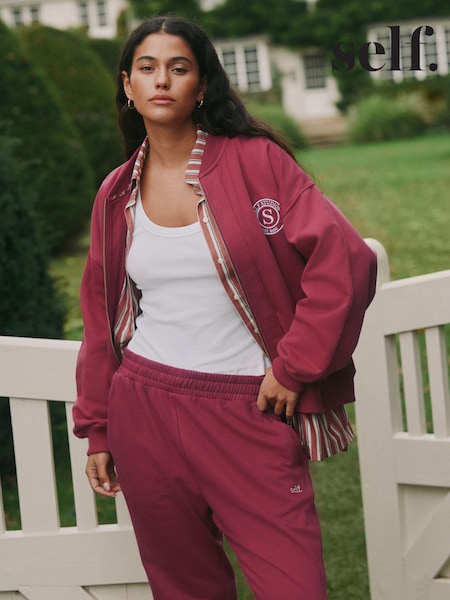 self. Red Bomber Jacket (H58837) | £36