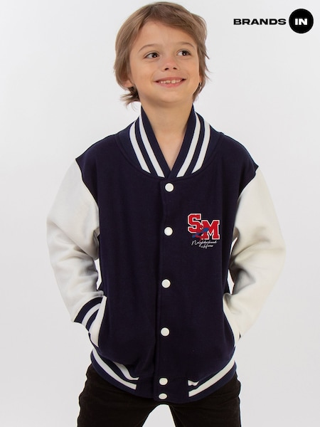 Brands In Blue Spider-Man NYC Varsity Jacket (H58975) | £50