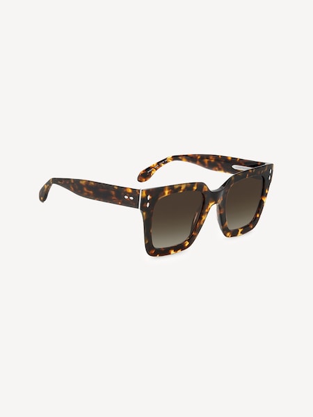 Isabel Marant Black Oversized Geometrical Sunglasses (H59028) | £180