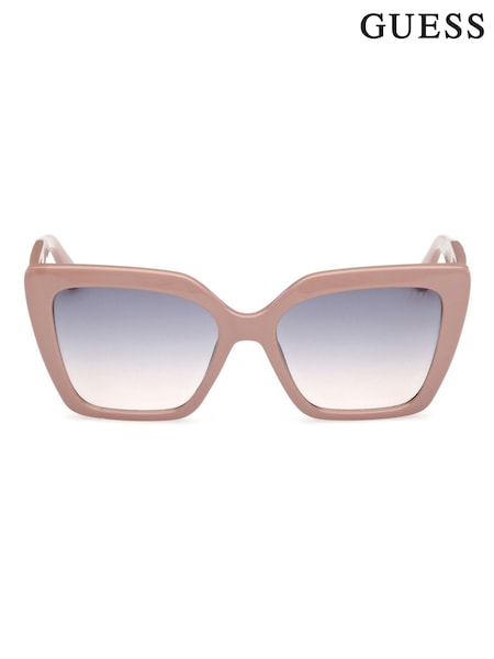 Guess Natural Butterfly Sunglasses in Shiny Beige (H59032) | £115