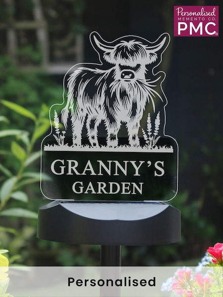 Personalised Highland Cow Doormat by PMC (H59075) | £28