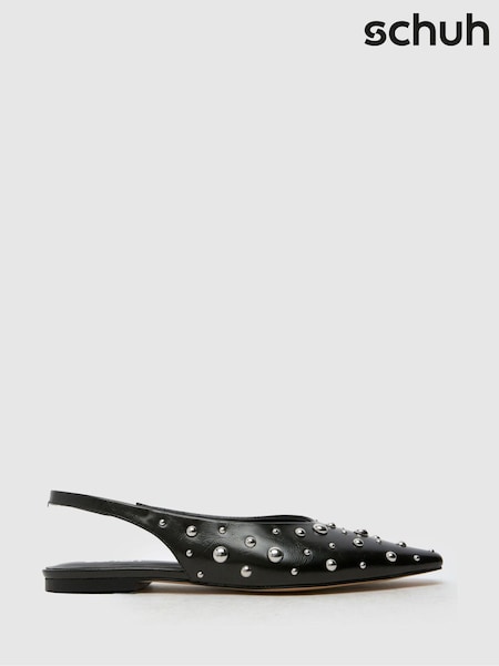 Schuh Lotten Stud Ballerinas (H59202) | £0