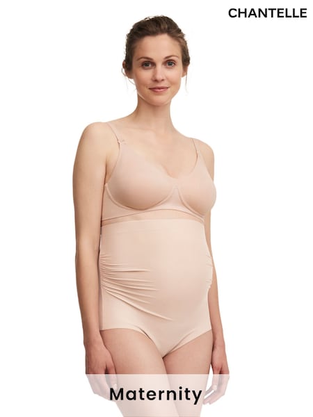 Chantelle Maternity Pure Smooth High Waisted Bump Black Briefs (H59211) | £33
