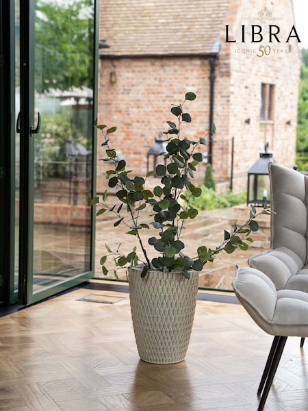Libra Interiors Green Faux Eucalyptus 4ft (H59267) | £60
