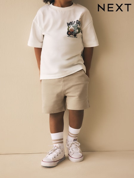 Tan Brown Jersey Shorts (3mths-7yrs) (H59290) | £4 - £6