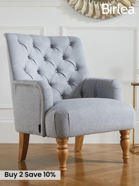 Birlea Grey Padstow Chair (H59616) | £315