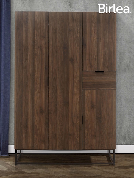 Birlea Brown Houston 4 Door Wardrobe (H59619) | £455