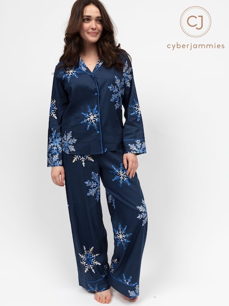 Cyberjammies Blue Long Sleeve Pyjamas Set (H59713) | £52
