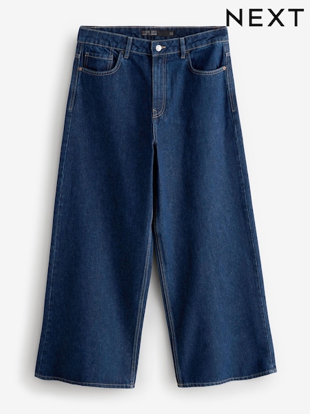 Denim Rinse Pure Cotton Wide Leg Jeans (H59896) | £22