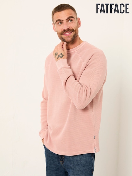 FatFace Wye Pink Crew Neck Sweat (H59973) | £45