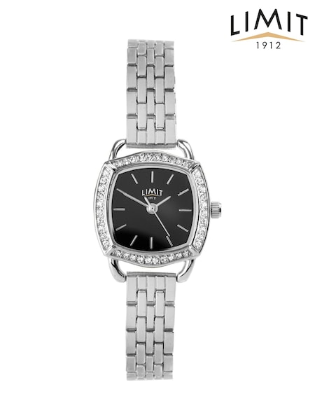 Limit  24mm Womens TV Silver Analogue Watch with Silver Bracelet (H60008) | £30