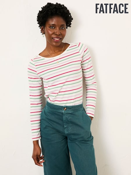 FatFace Breton Multi T Shirt (H60048) | £29.50