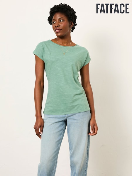 FatFace Ivy Jade Green T Shirt (H60050) | £25