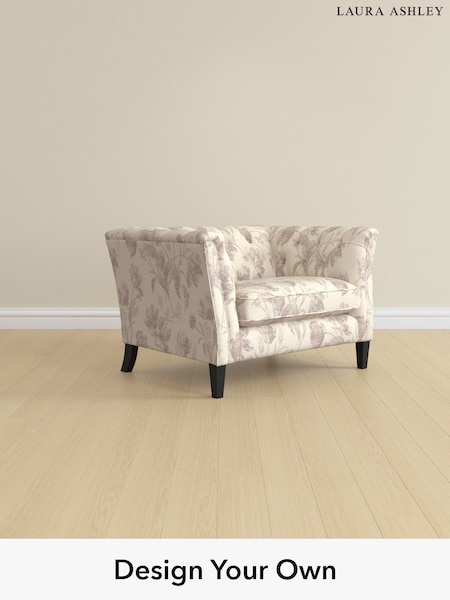 Gosford Weave/Dusky Plum Purple Chatsworth Button Back By Laura Ashley (H60179) | £1,100