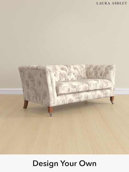 Gosford Weave/Dusky Plum Purple Chatsworth Button Back By Laura Ashley (H60179) | £1,325
