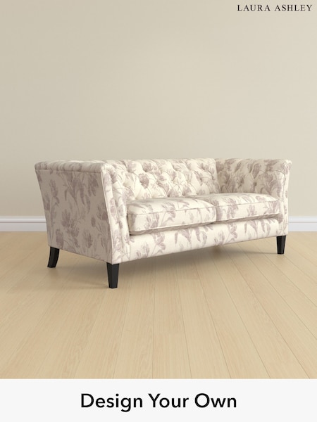 Gosford Weave/Dusky Plum Purple Chatsworth Button Back By Laura Ashley (H60179) | £1,425