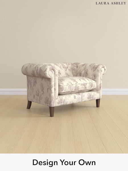 Gosford Weave/Dusky Plum Purple Penarth By Laura Ashley (H60188) | £1,300