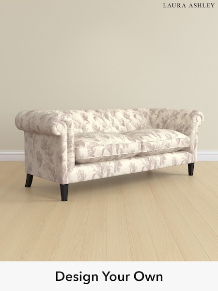 Gosford Weave/Dusky Plum Purple Penarth By Laura Ashley (H60188) | £1,725
