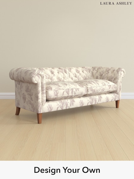 Gosford Weave/Dusky Plum Purple Penarth By Laura Ashley (H60188) | £1,725