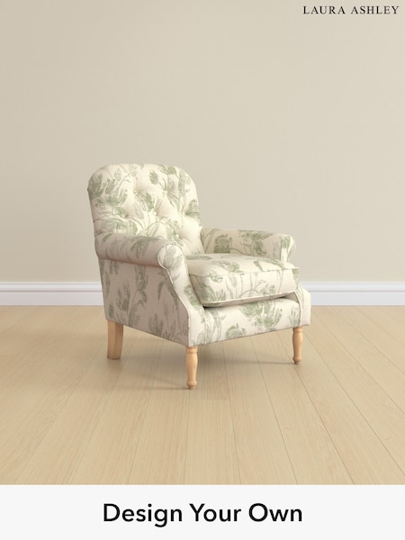 Gosford Weave/Sage Green Cambridge Button Back By Laura Ashley (H60192) | £825