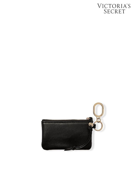Victoria's Secret Black Nappa Coin Purse Key Ring (H60337) | £15