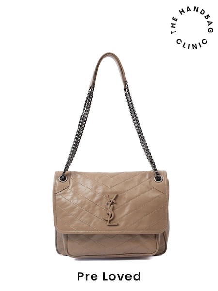 Saint Laurent Niki Medium Brown Shoulder Bag (H60375) | £1,700