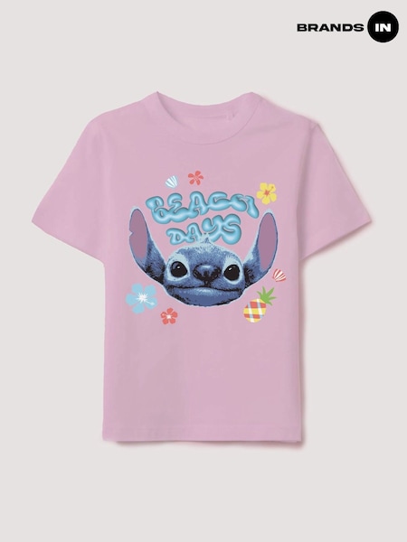 Brands In Pink Stitch Beach Days T-Shirt (H60910) | £18