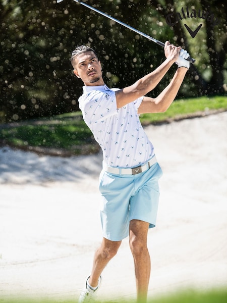 Callaway Apparel Blue Chev Tech Shorts (H61389) | £50