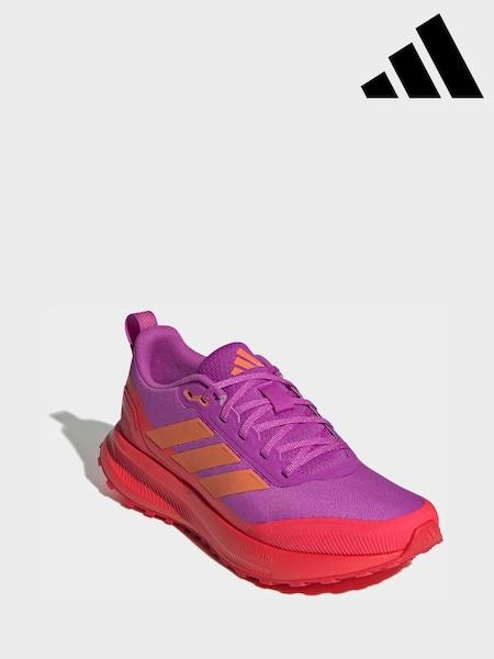adidas Purple Runfalcon 5 Trail Trainers (H61515) | £50