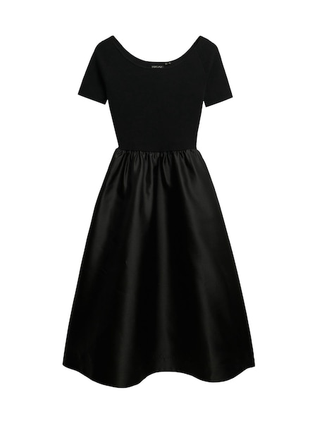 Superdry Black Hybrid Midi Dress (H61594) | £80