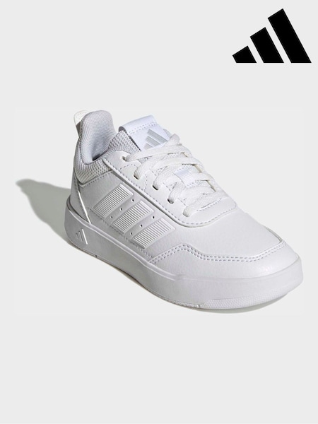 adidas White Tensaur Sport 3.0 Juniors Trainers (H61708) | £30