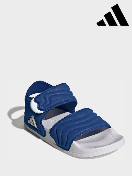 adidas Blue adilette 3 Kids Slide Sandals (H61780) | £0