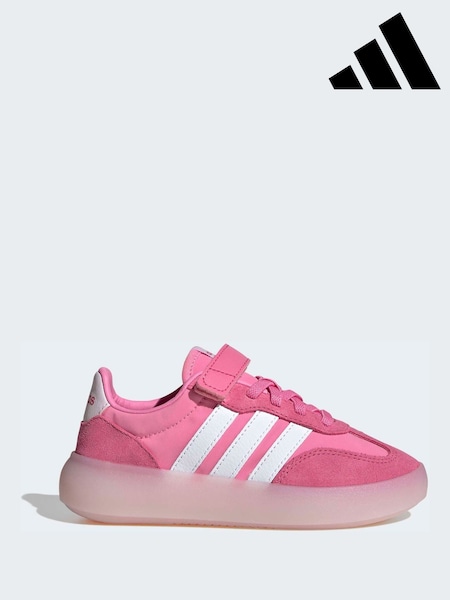 adidas Pink Barreda Decode Elastic Lace Kids Trainers (H61782) | £33
