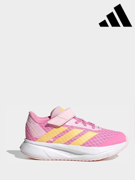 adidas Pink Duramo SL2 Elastic Lace Kids Trainers (H61784) | £33