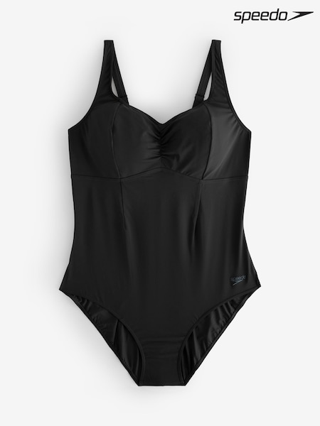 Speedo Black Plus SizeWomens Aqunite Swimsuit (H61846) | £47
