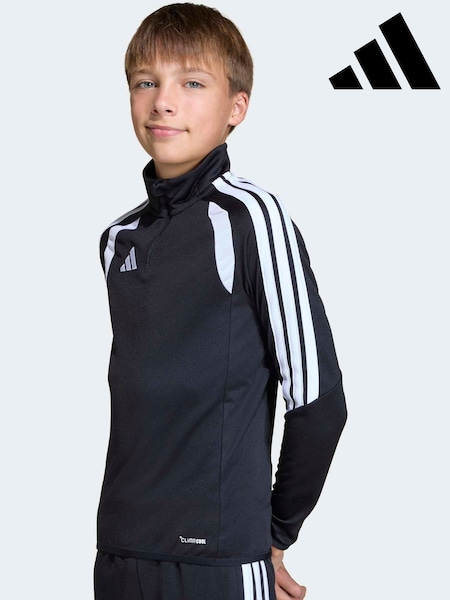 adidas Black Tiro 26 League Quarter Zip Training Top (H61853) | £30