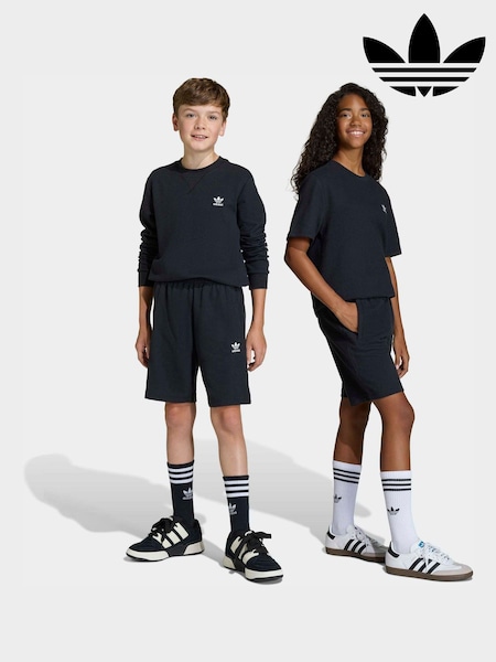 adidas Originals Black Waffle Shorts (H61979) | £23