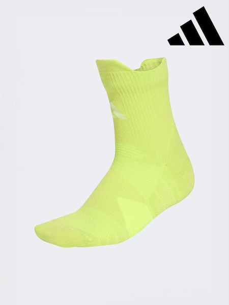 adidas Yellow RUNxCUSHIONED Socks (H62452) | £13
